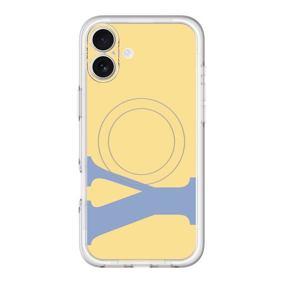 スリムプロテクションプレミアムケース with MagSafe［ オリジナル - initial color - Y yellow ］