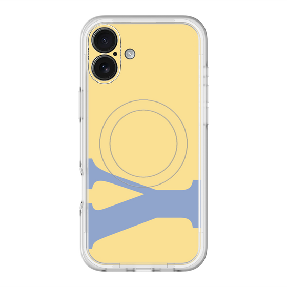 スリムプロテクションプレミアムケース with MagSafe［ オリジナル - initial color - Y yellow ］