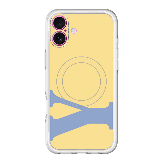 スリムプロテクションプレミアムケース with MagSafe［ オリジナル - initial color - Y yellow ］