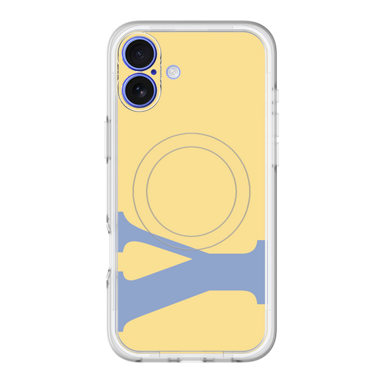 スリムプロテクションプレミアムケース with MagSafe［ オリジナル - initial color - Y yellow ］