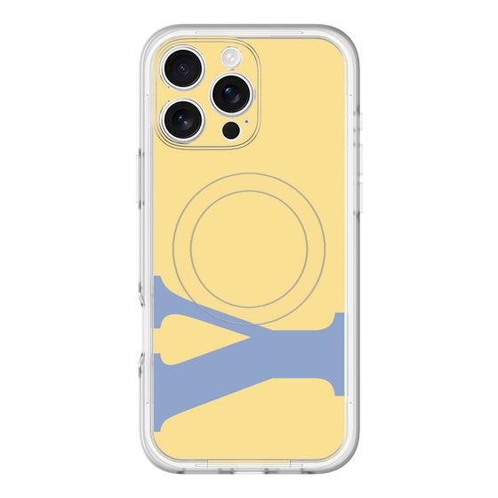 スリムプロテクションプレミアムケース with MagSafe［ オリジナル - initial color - Y yellow ］