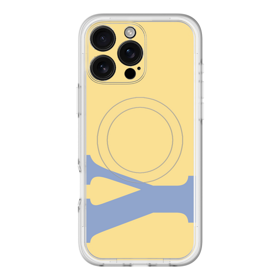 スリムプロテクションプレミアムケース with MagSafe［ オリジナル - initial color - Y yellow ］