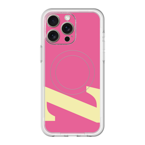 スリムプロテクションプレミアムケース with MagSafe［ オリジナル - initial color - Z pink ］