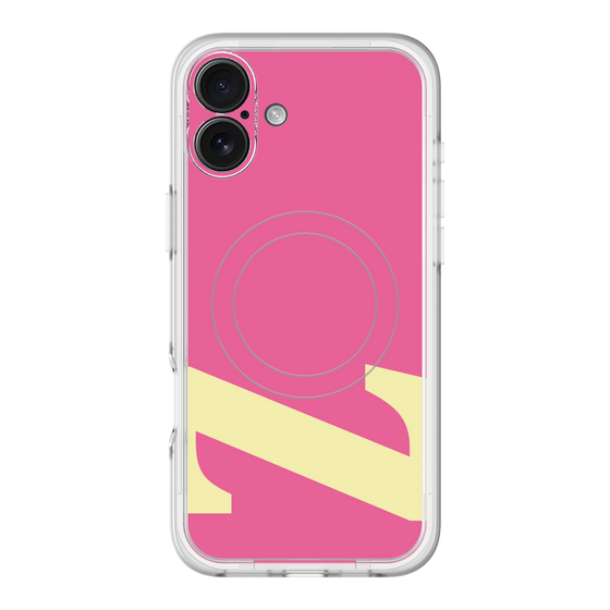 スリムプロテクションプレミアムケース with MagSafe［ オリジナル - initial color - Z pink ］