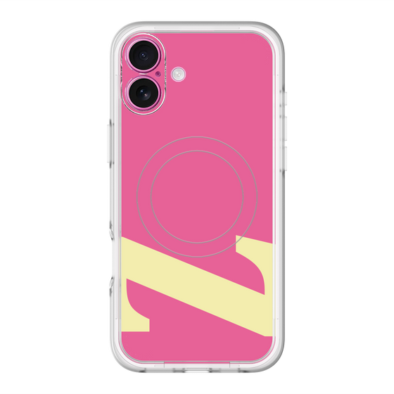 スリムプロテクションプレミアムケース with MagSafe［ オリジナル - initial color - Z pink ］