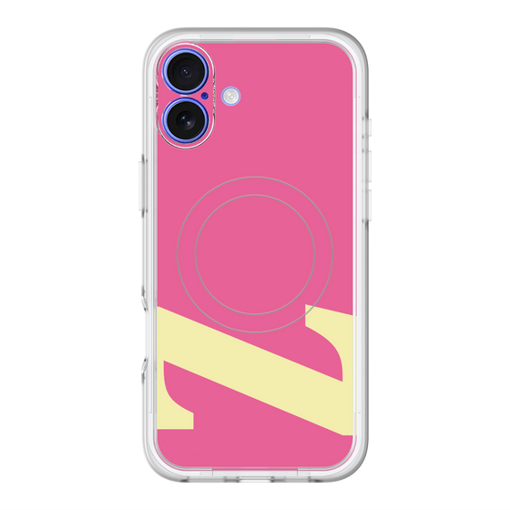 スリムプロテクションプレミアムケース with MagSafe［ オリジナル - initial color - Z pink ］