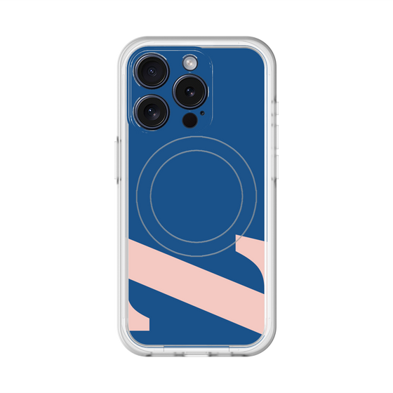 スリムプロテクションプレミアムケース with MagSafe［ オリジナル - initial color - Z navy ］