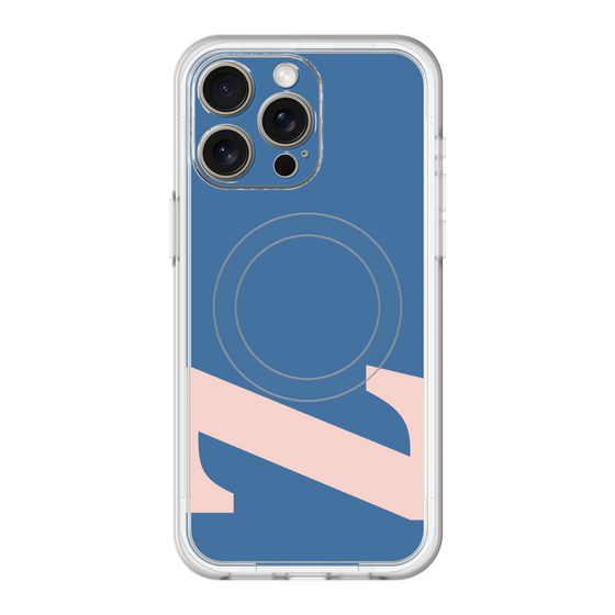 スリムプロテクションプレミアムケース with MagSafe［ オリジナル - initial color - Z navy ］
