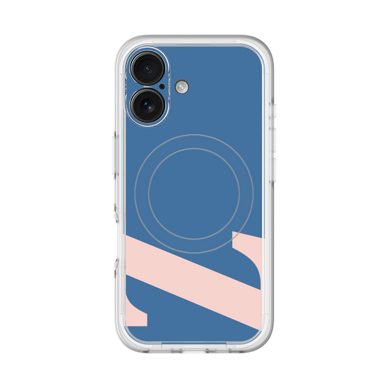 スリムプロテクションプレミアムケース with MagSafe［ オリジナル - initial color - Z navy ］