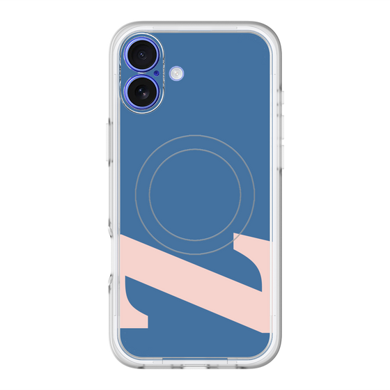 スリムプロテクションプレミアムケース with MagSafe［ オリジナル - initial color - Z navy ］