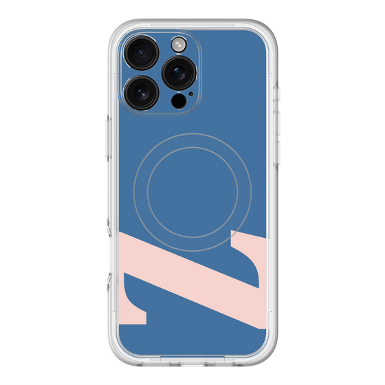 スリムプロテクションプレミアムケース with MagSafe［ オリジナル - initial color - Z navy ］
