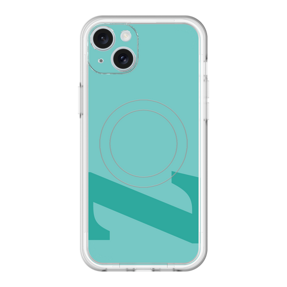 スリムプロテクションプレミアムケース with MagSafe［ オリジナル - initial color - Z light green ］