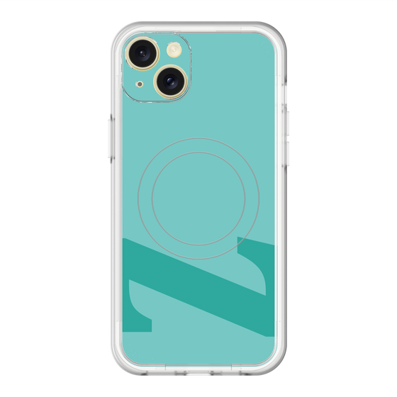 スリムプロテクションプレミアムケース with MagSafe［ オリジナル - initial color - Z light green ］