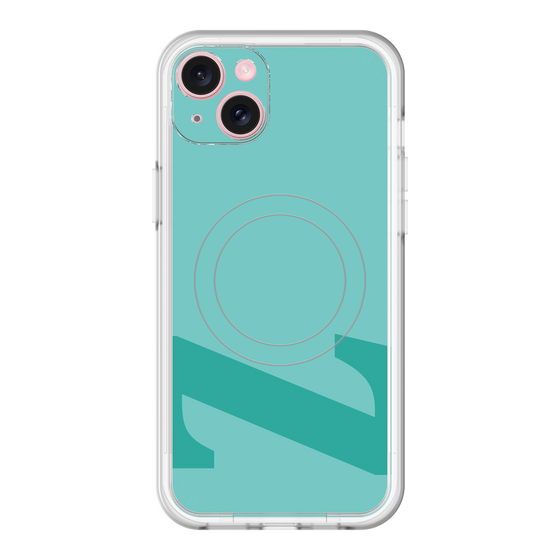 スリムプロテクションプレミアムケース with MagSafe［ オリジナル - initial color - Z light green ］