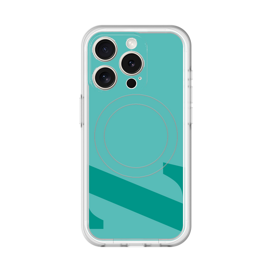スリムプロテクションプレミアムケース with MagSafe［ オリジナル - initial color - Z light green ］
