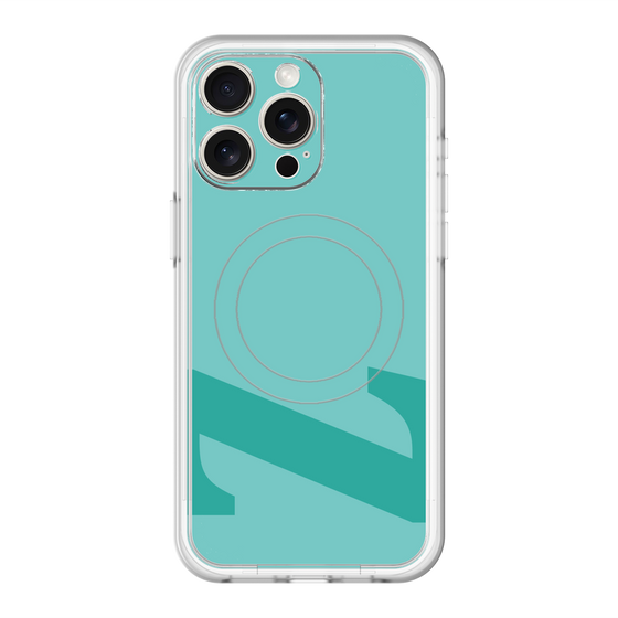スリムプロテクションプレミアムケース with MagSafe［ オリジナル - initial color - Z light green ］