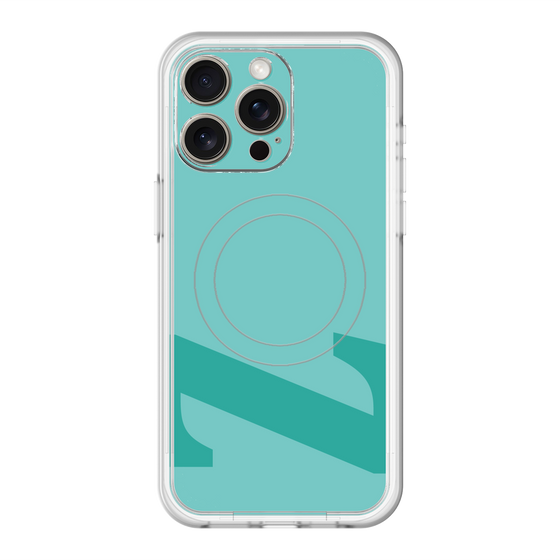 スリムプロテクションプレミアムケース with MagSafe［ オリジナル - initial color - Z light green ］