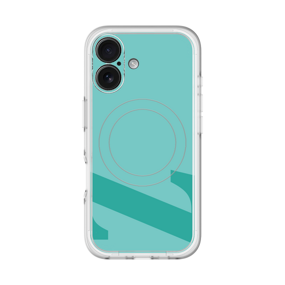 スリムプロテクションプレミアムケース with MagSafe［ オリジナル - initial color - Z light green ］