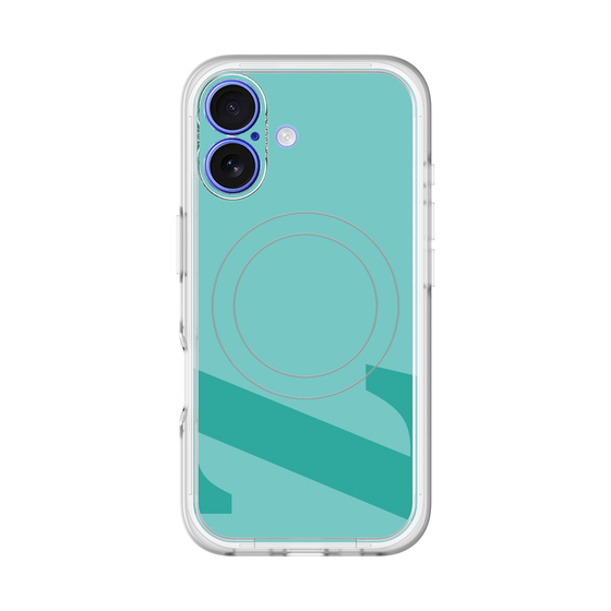 スリムプロテクションプレミアムケース with MagSafe［ オリジナル - initial color - Z light green ］