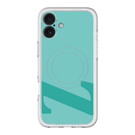 スリムプロテクションプレミアムケース with MagSafe［ オリジナル - initial color - Z light green ］