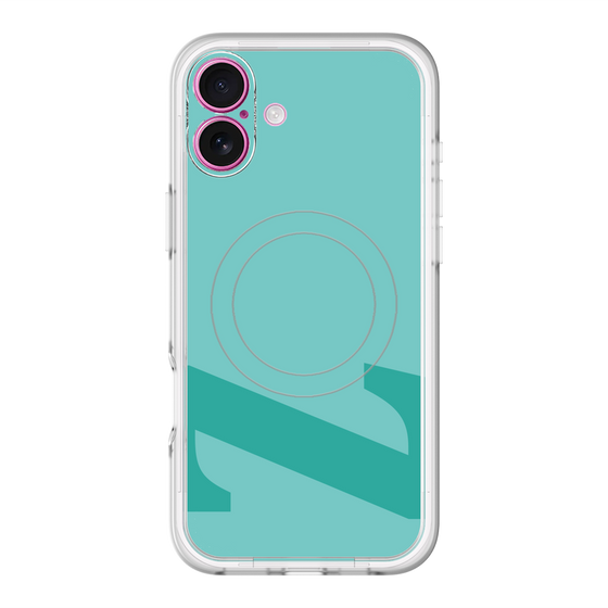スリムプロテクションプレミアムケース with MagSafe［ オリジナル - initial color - Z light green ］