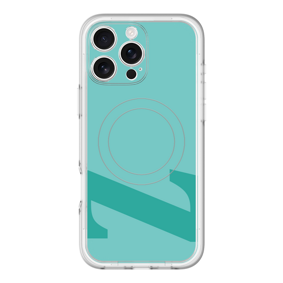 スリムプロテクションプレミアムケース with MagSafe［ オリジナル - initial color - Z light green ］