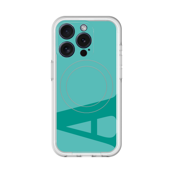 スリムプロテクションプレミアムケース with MagSafe［ オリジナル - initial color - A light green ］