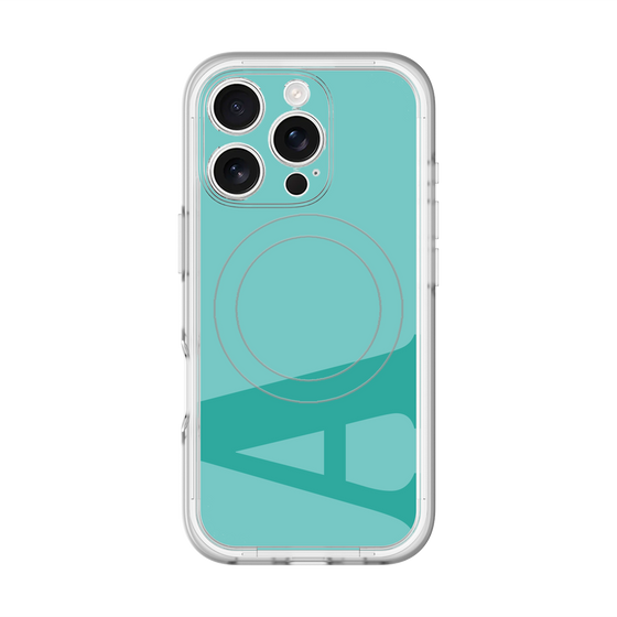 スリムプロテクションプレミアムケース with MagSafe［ オリジナル - initial color - A light green ］