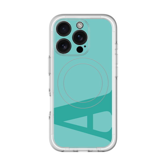 スリムプロテクションプレミアムケース with MagSafe［ オリジナル - initial color - A light green ］