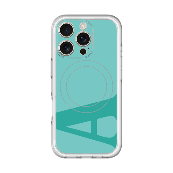 スリムプロテクションプレミアムケース with MagSafe［ オリジナル - initial color - A light green ］