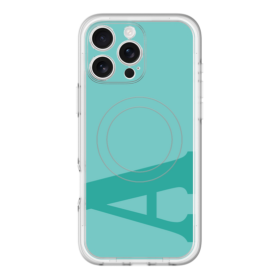スリムプロテクションプレミアムケース with MagSafe［ オリジナル - initial color - A light green ］