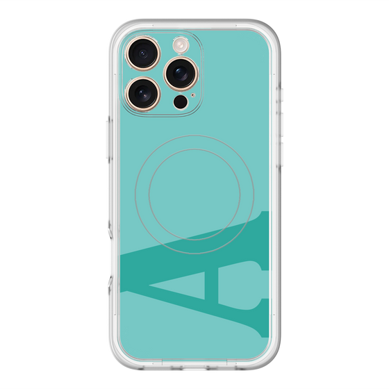 スリムプロテクションプレミアムケース with MagSafe［ オリジナル - initial color - A light green ］
