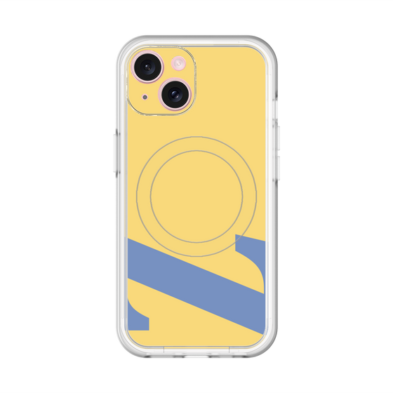 スリムプロテクションプレミアムケース with MagSafe［ オリジナル - initial color - Z yellow ］
