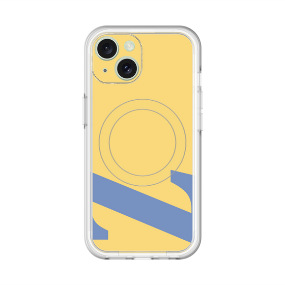 スリムプロテクションプレミアムケース with MagSafe［ オリジナル - initial color - Z yellow ］