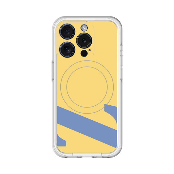 スリムプロテクションプレミアムケース with MagSafe［ オリジナル - initial color - Z yellow ］
