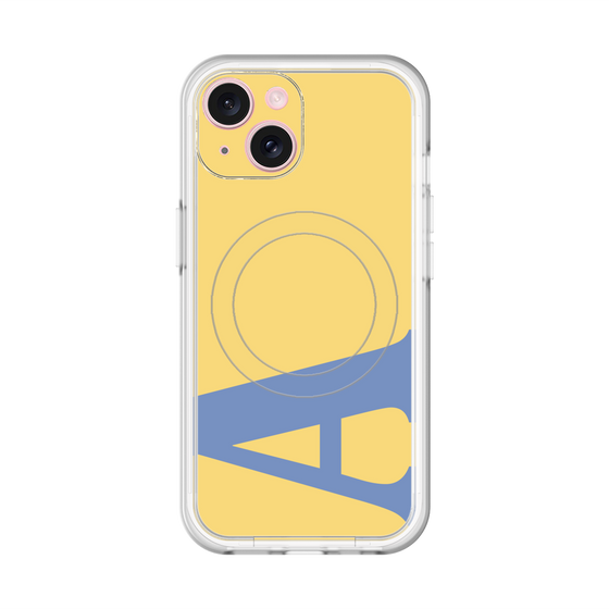 スリムプロテクションプレミアムケース with MagSafe［ オリジナル - initial color - A yellow ］
