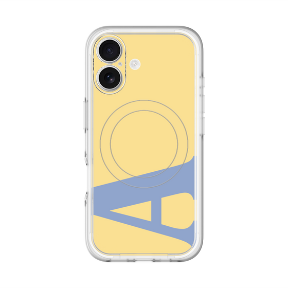 スリムプロテクションプレミアムケース with MagSafe［ オリジナル - initial color - A yellow ］