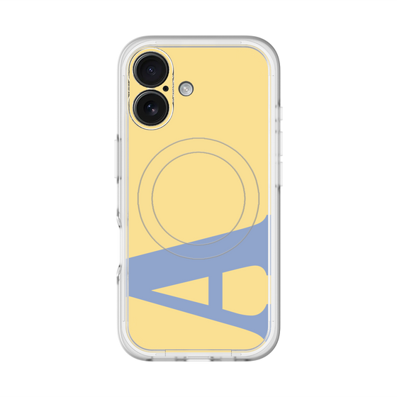 スリムプロテクションプレミアムケース with MagSafe［ オリジナル - initial color - A yellow ］