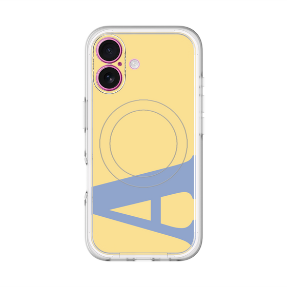 スリムプロテクションプレミアムケース with MagSafe［ オリジナル - initial color - A yellow ］