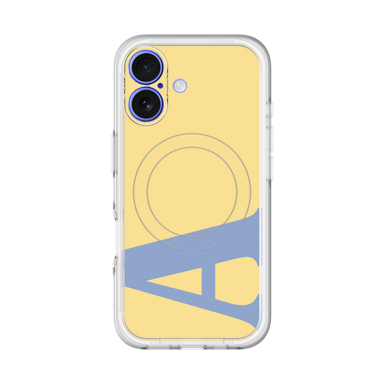 スリムプロテクションプレミアムケース with MagSafe［ オリジナル - initial color - A yellow ］