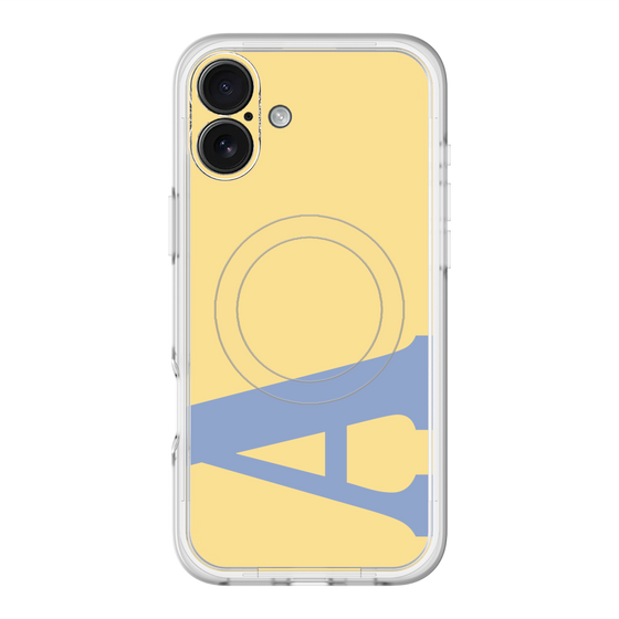 スリムプロテクションプレミアムケース with MagSafe［ オリジナル - initial color - A yellow ］