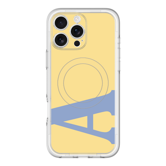 スリムプロテクションプレミアムケース with MagSafe［ オリジナル - initial color - A yellow ］