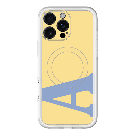 スリムプロテクションプレミアムケース with MagSafe［ オリジナル - initial color - A yellow ］