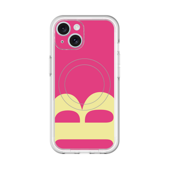 スリムプロテクションプレミアムケース with MagSafe［ オリジナル - initial color - B pink ］