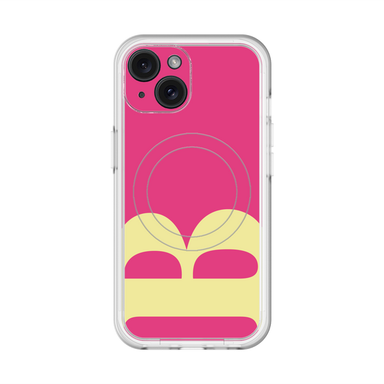 スリムプロテクションプレミアムケース with MagSafe［ オリジナル - initial color - B pink ］