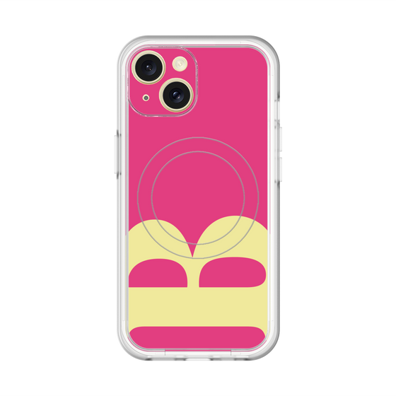 スリムプロテクションプレミアムケース with MagSafe［ オリジナル - initial color - B pink ］