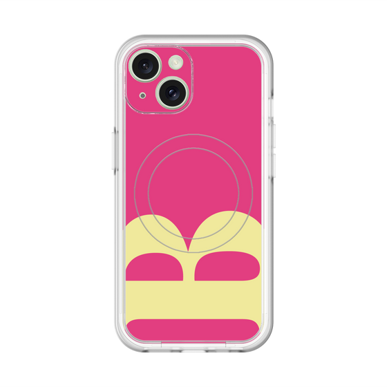 スリムプロテクションプレミアムケース with MagSafe［ オリジナル - initial color - B pink ］