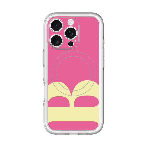 スリムプロテクションプレミアムケース with MagSafe［ オリジナル - initial color - B pink ］