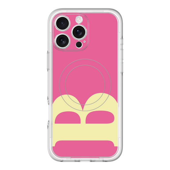 スリムプロテクションプレミアムケース with MagSafe［ オリジナル - initial color - B pink ］