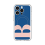 スリムプロテクションプレミアムケース with MagSafe［ オリジナル - initial color - B navy ］